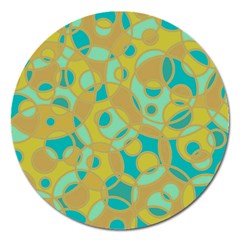 Pattern Magnet 5  (round) by Valentinaart