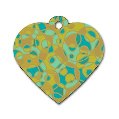 Pattern Dog Tag Heart (two Sides)