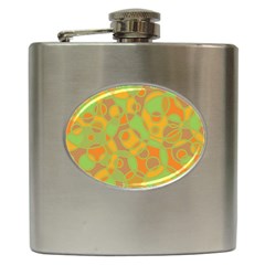 Pattern Hip Flask (6 Oz) by Valentinaart