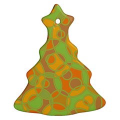 Pattern Christmas Tree Ornament (two Sides)