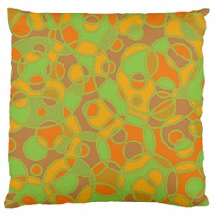 Pattern Large Flano Cushion Case (one Side)