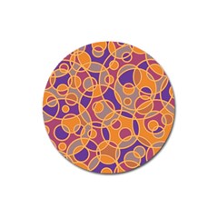 Pattern Magnet 3  (round) by Valentinaart