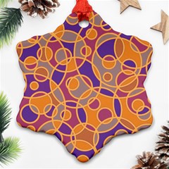 Pattern Snowflake Ornament (two Sides)