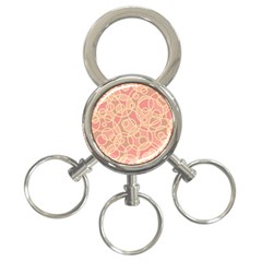 Pattern 3-ring Key Chains by Valentinaart