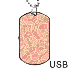 Pattern Dog Tag Usb Flash (one Side)