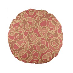 Pattern Standard 15  Premium Flano Round Cushions