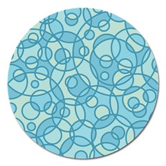 Pattern Magnet 5  (round) by Valentinaart