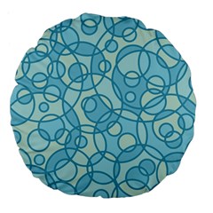 Pattern Large 18  Premium Flano Round Cushions