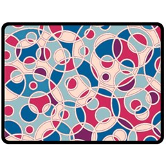 Pattern Double Sided Fleece Blanket (large) 