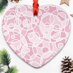 Pattern Heart Ornament (two Sides) by Valentinaart