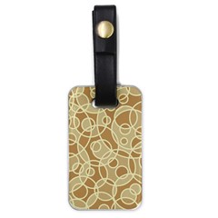 Pattern Luggage Tags (one Side)  by Valentinaart