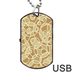 Pattern Dog Tag Usb Flash (two Sides)