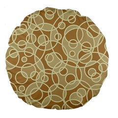 Pattern Large 18  Premium Flano Round Cushions