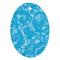 Pattern Oval Ornament (two Sides)