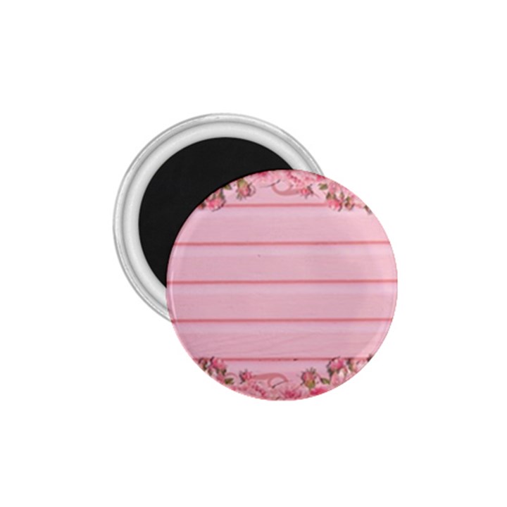 Pink Peony Outline Romantic 1.75  Magnets