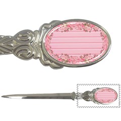 Pink Peony Outline Romantic Letter Openers by Simbadda