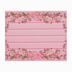 Pink Peony Outline Romantic Small Glasses Cloth by Simbadda