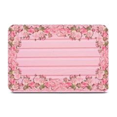 Pink Peony Outline Romantic Plate Mats