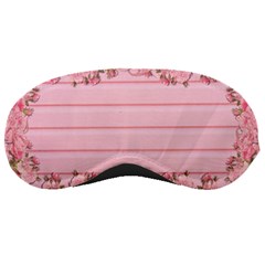 Pink Peony Outline Romantic Sleeping Masks