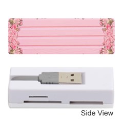 Pink Peony Outline Romantic Memory Card Reader (stick)  by Simbadda