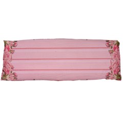 Pink Peony Outline Romantic Body Pillow Case (Dakimakura)