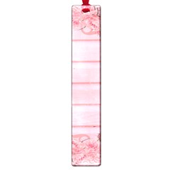 Pink Peony Outline Romantic Large Book Marks