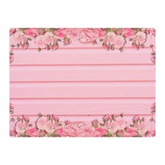 Pink Peony Outline Romantic Double Sided Flano Blanket (Mini) 