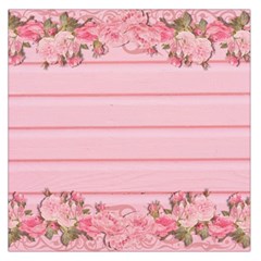 Pink Peony Outline Romantic Large Satin Scarf (Square)