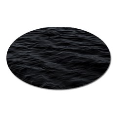 Dark Lake Ocean Pattern River Sea Oval Magnet by Simbadda