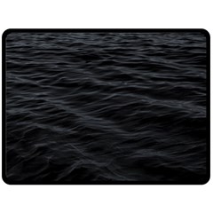 Dark Lake Ocean Pattern River Sea Fleece Blanket (large)  by Simbadda