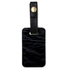 Dark Lake Ocean Pattern River Sea Luggage Tags (one Side)  by Simbadda