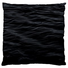 Dark Lake Ocean Pattern River Sea Large Cushion Case (two Sides) by Simbadda