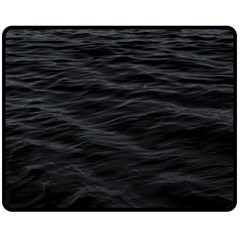 Dark Lake Ocean Pattern River Sea Double Sided Fleece Blanket (medium)  by Simbadda