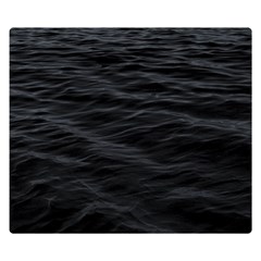 Dark Lake Ocean Pattern River Sea Double Sided Flano Blanket (small) 