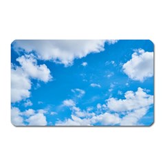 Sky Blue Clouds Nature Amazing Magnet (rectangular) by Simbadda