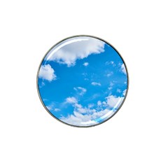 Sky Blue Clouds Nature Amazing Hat Clip Ball Marker by Simbadda