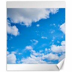 Sky Blue Clouds Nature Amazing Canvas 8  X 10  by Simbadda