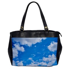 Sky Blue Clouds Nature Amazing Office Handbags by Simbadda