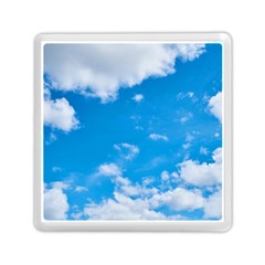 Sky Blue Clouds Nature Amazing Memory Card Reader (square) 