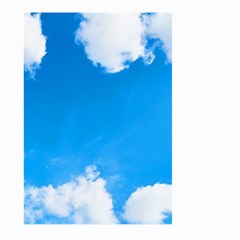 Sky Clouds Blue White Weather Air Large Garden Flag (two Sides) by Simbadda