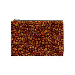 Pattern Background Ethnic Tribal Cosmetic Bag (medium)  by Simbadda