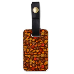 Pattern Background Ethnic Tribal Luggage Tags (one Side)  by Simbadda