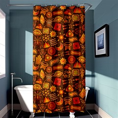 Pattern Background Ethnic Tribal Shower Curtain 36  X 72  (stall)  by Simbadda