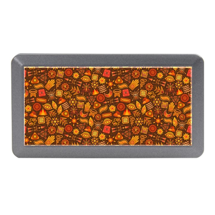 Pattern Background Ethnic Tribal Memory Card Reader (Mini)