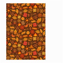 Pattern Background Ethnic Tribal Small Garden Flag (two Sides) by Simbadda