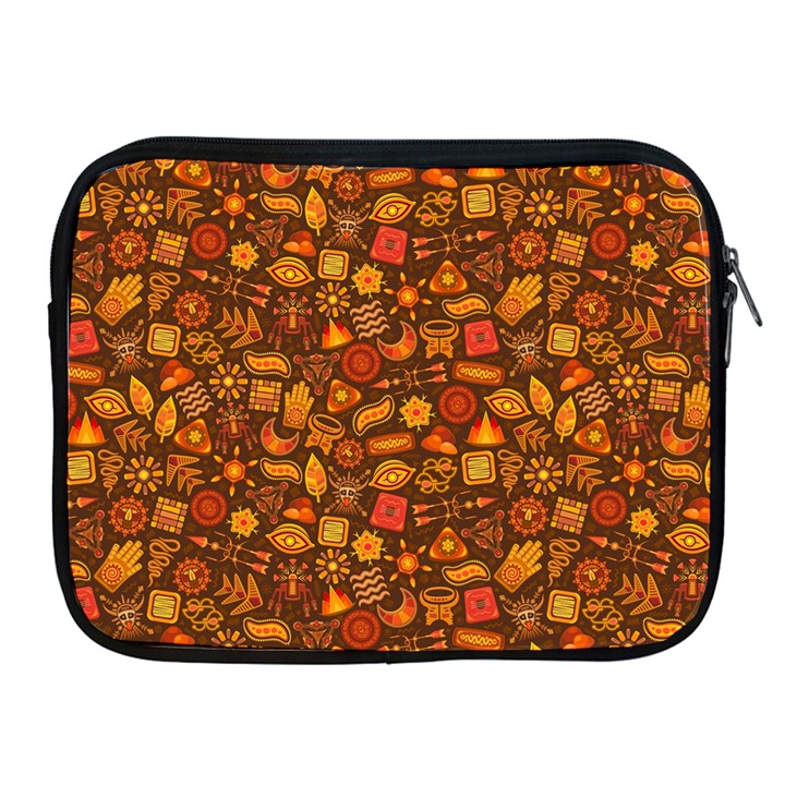 Pattern Background Ethnic Tribal Apple iPad 2/3/4 Zipper Cases