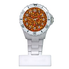 Pattern Background Ethnic Tribal Plastic Nurses Watch by Simbadda