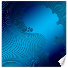 Fractals Lines Wave Pattern Canvas 12  X 12   by Simbadda