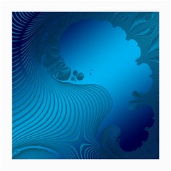 Fractals Lines Wave Pattern Medium Glasses Cloth by Simbadda