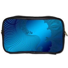 Fractals Lines Wave Pattern Toiletries Bags 2-side by Simbadda